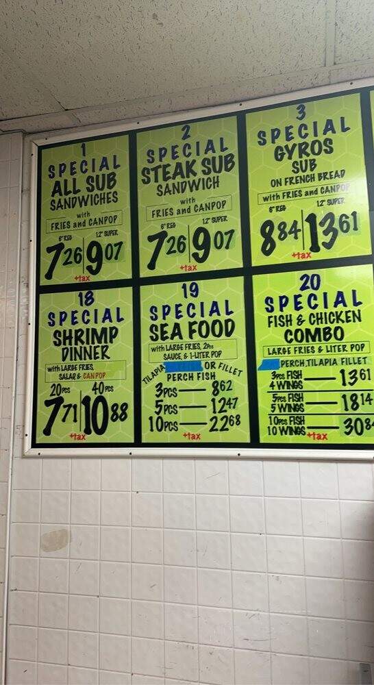 Tasty Sub - Chicago, IL menu_pic