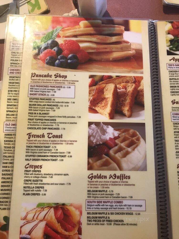 Ted's Family Restaurant - Calumet City, IL menu_pic