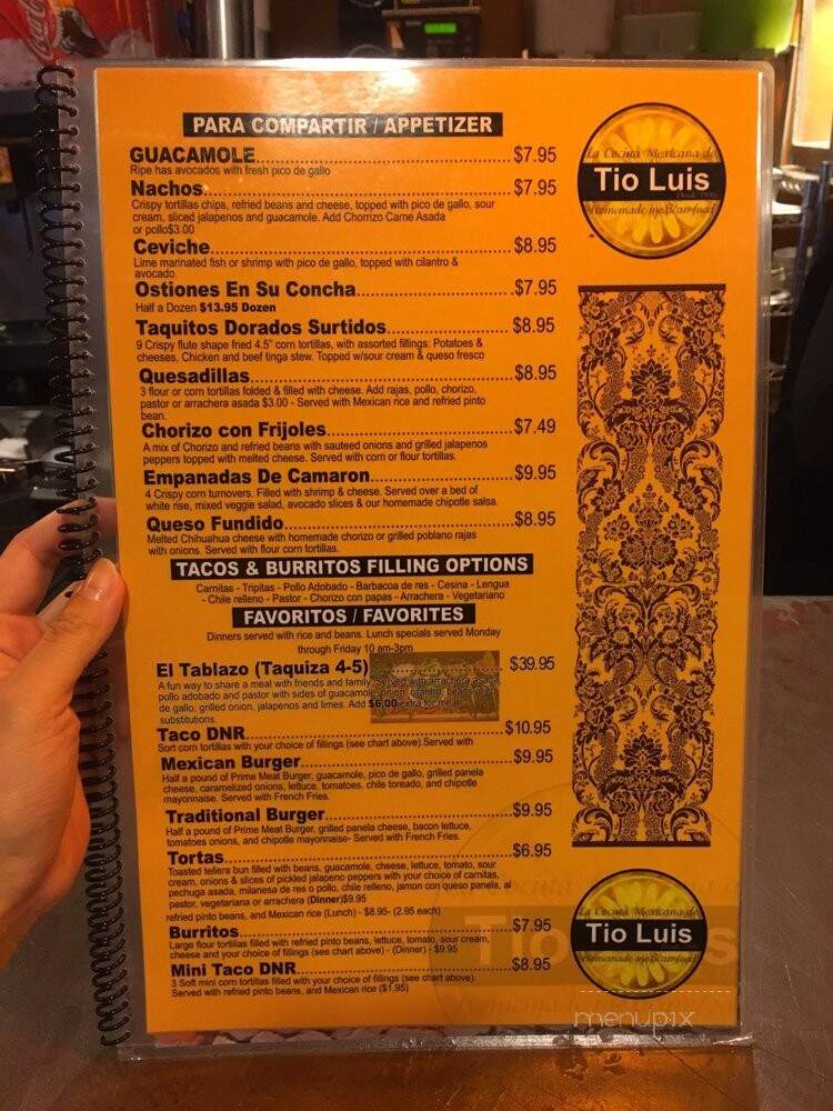 Tio Luis Tacos Express - Chicago, IL menu_pic