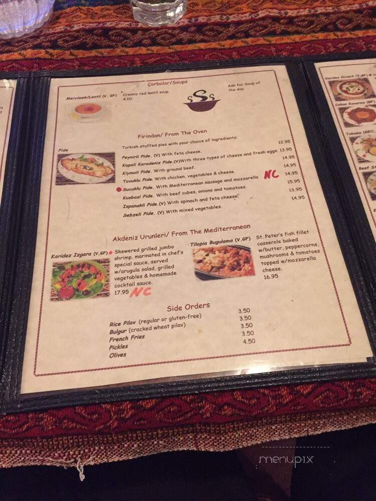 Turkish Cuisine - Chicago, IL menu_pic
