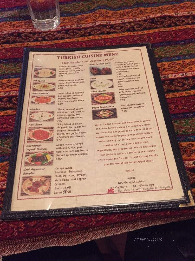 Turkish Cuisine - Chicago, IL menu_pic