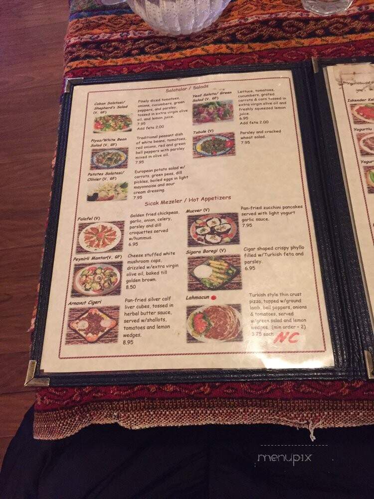 Turkish Cuisine - Chicago, IL menu_pic
