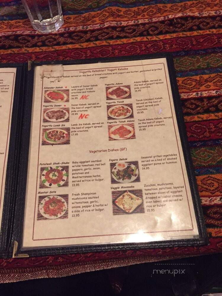 Turkish Cuisine - Chicago, IL menu_pic