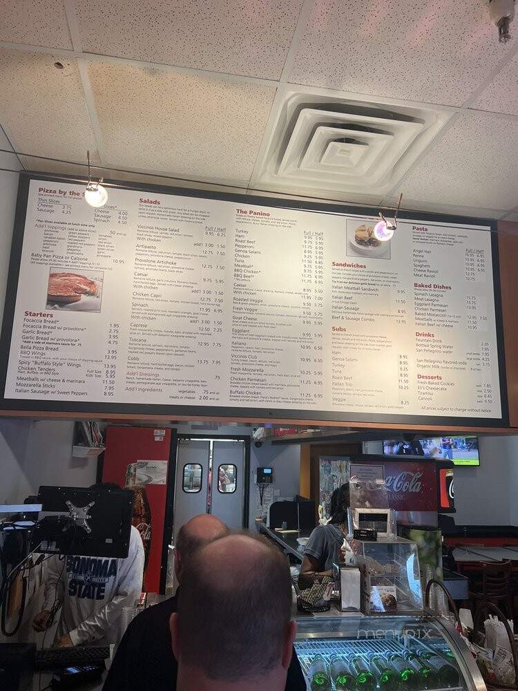 Viccino's Pizza Co - Glenview, IL menu_pic