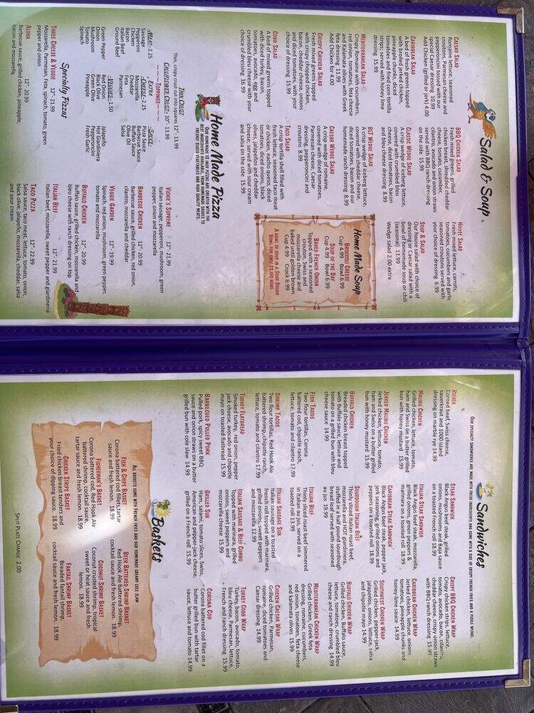 Vickie's Place - Mchenry, IL menu_pic