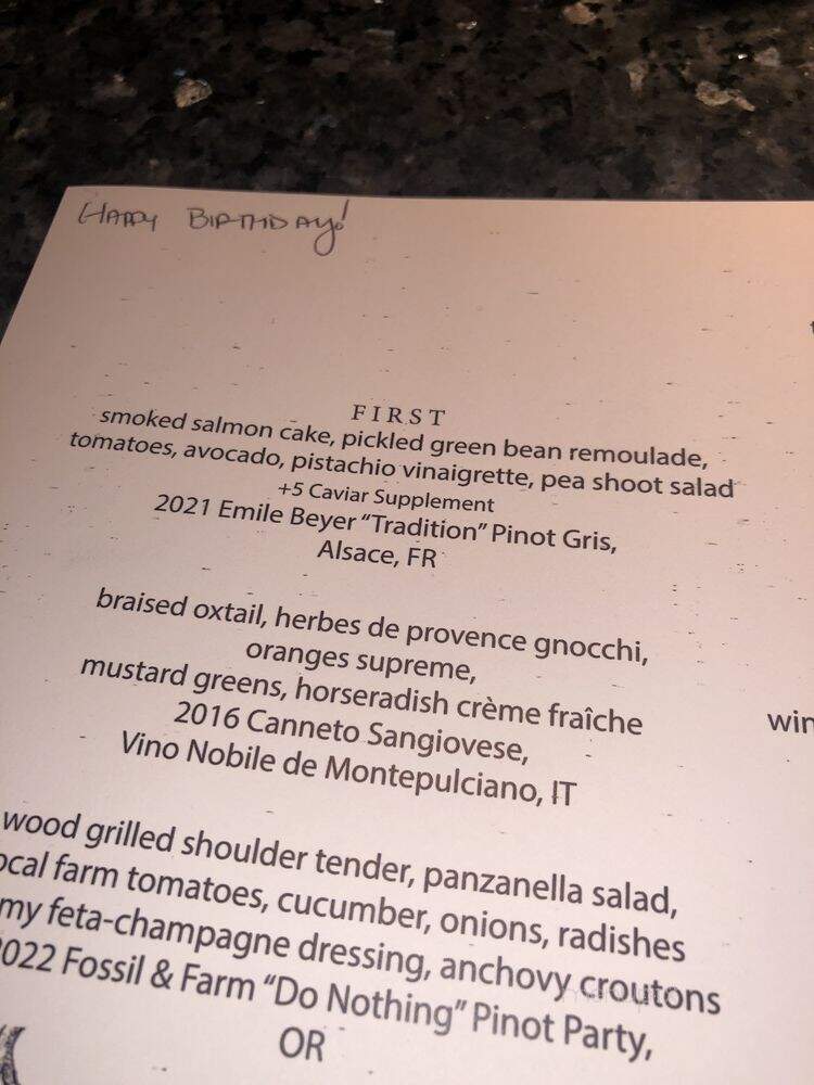 Vie Restaurant Llc - Western Springs, IL menu_pic