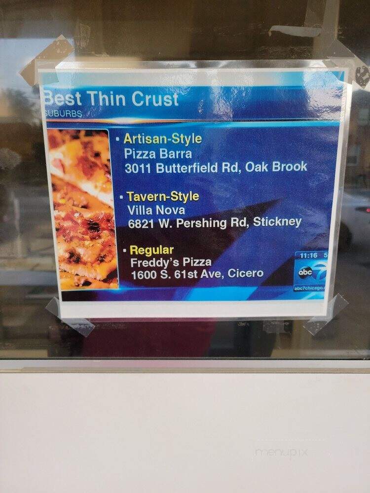 Villa Nova Pizzeria - Berwyn, IL menu_pic