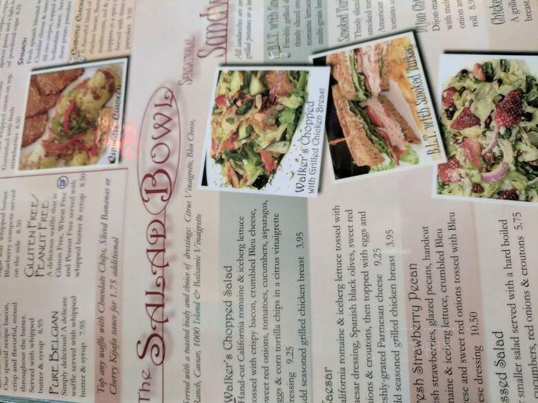 Walker Bros - Highland Park, IL menu_pic