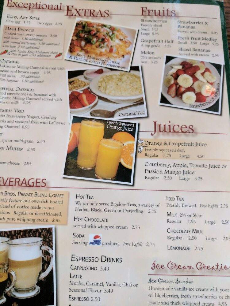 Walker Bros - Highland Park, IL menu_pic