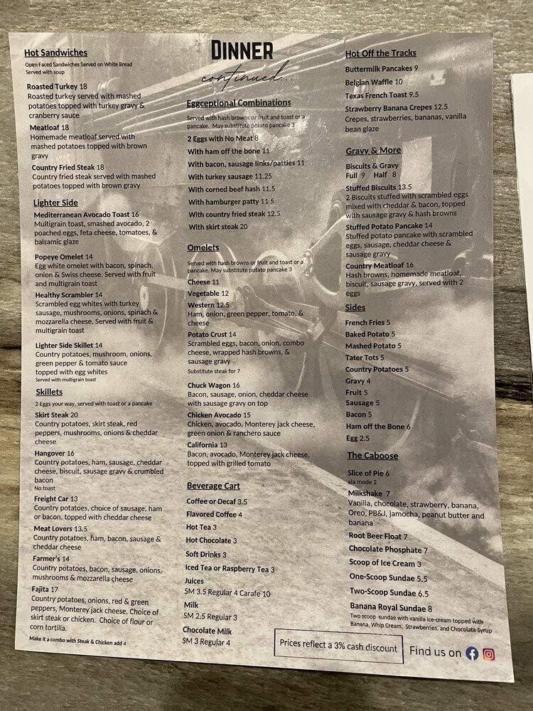 Whistle Stop Cafe - Fox Lake, IL menu_pic