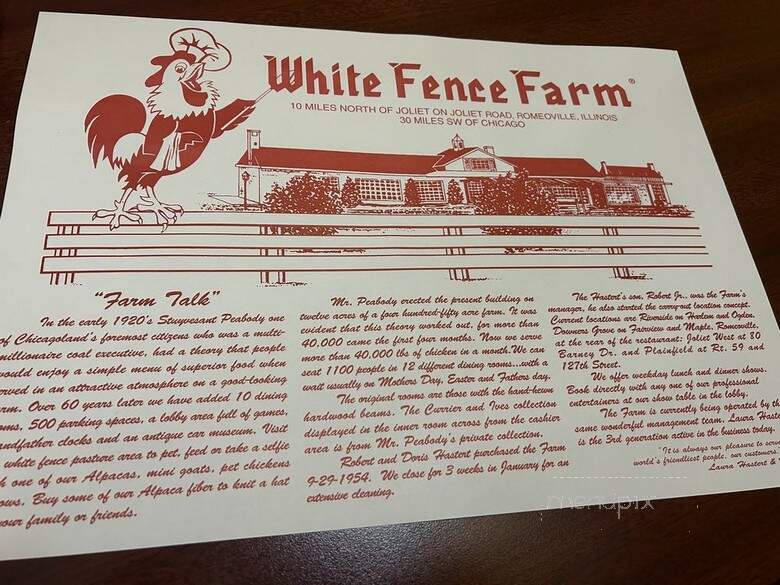 White Fence Farm - Romeoville, IL menu_pic