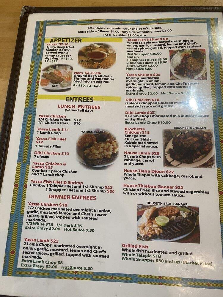 Yassa African & Caribbean - Chicago, IL menu_pic