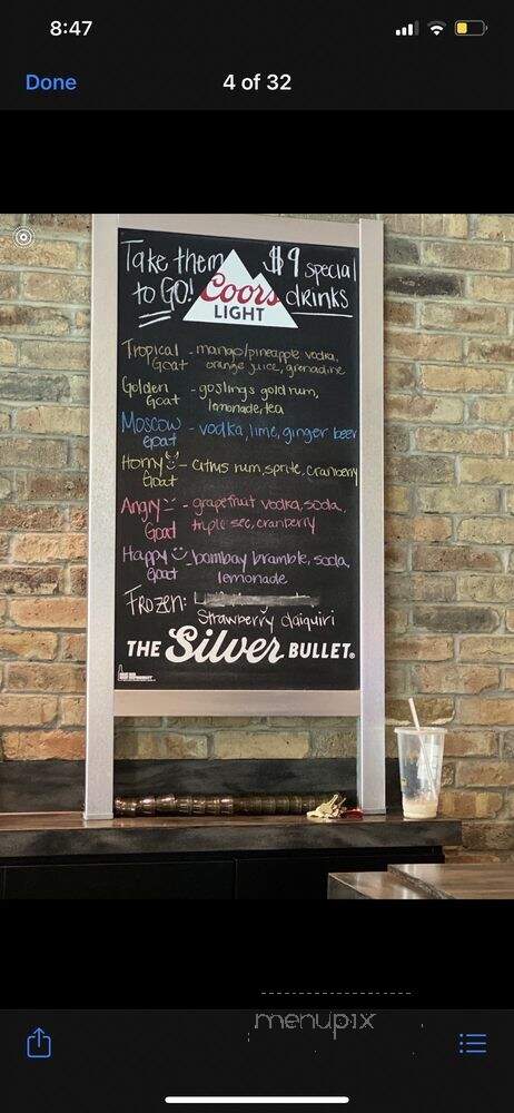 Billy Goat - Chicago, IL menu_pic