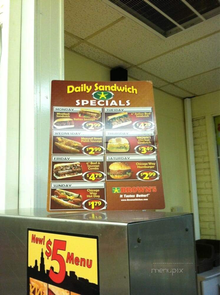 Brown's Chicken & Pasta - Elk Grove Village, IL menu_pic