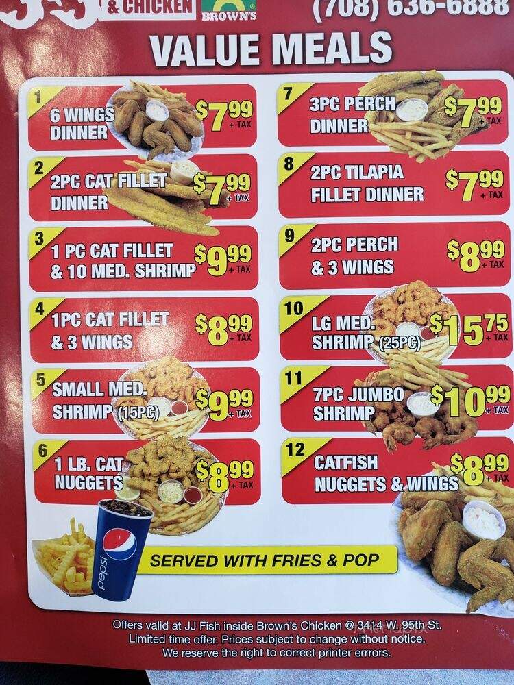 Brown's Chicken & Pasta - Evergreen Park, IL menu_pic