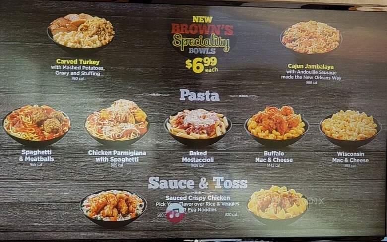 Brown's Chicken & Pasta - Evergreen Park, IL menu_pic
