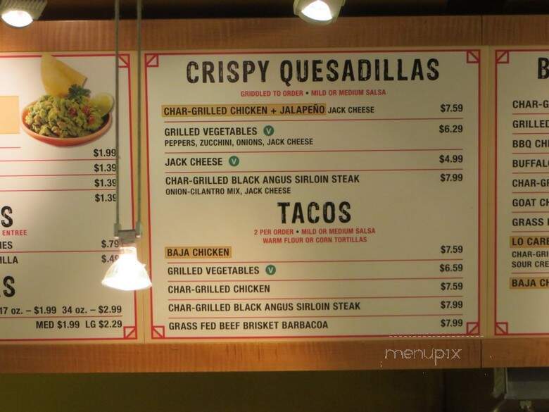 Burrito Beach - Chicago, IL menu_pic
