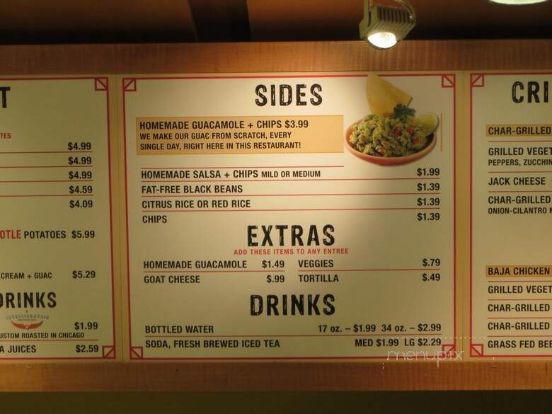Burrito Beach - Chicago, IL menu_pic