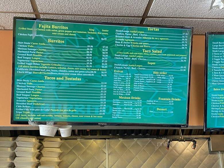 Burrito House - Chicago, IL menu_pic