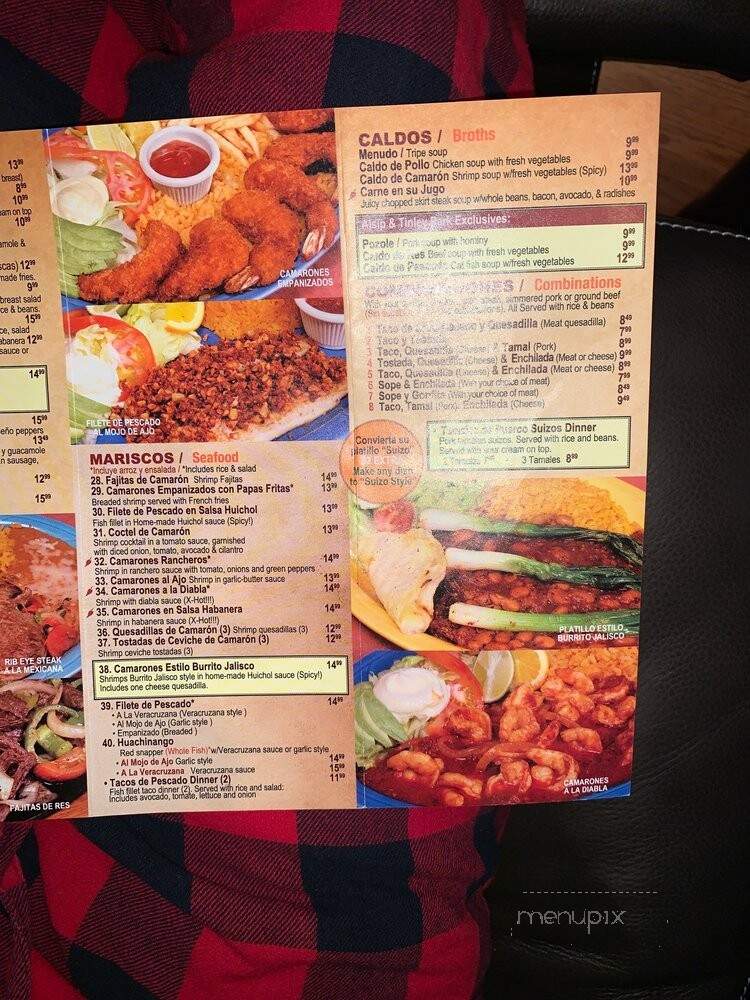 Burrito Jalisco - Orland Park, IL menu_pic