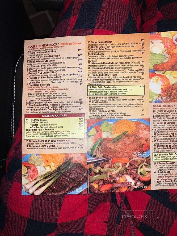 Burrito Jalisco - Orland Park, IL menu_pic