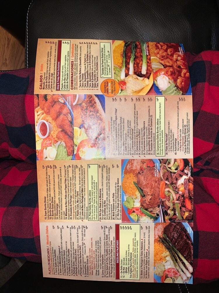 Burrito Jalisco - Orland Park, IL menu_pic