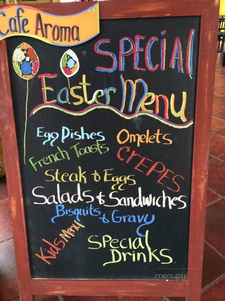 Cafe Aroma Llc - Winnetka, IL menu_pic