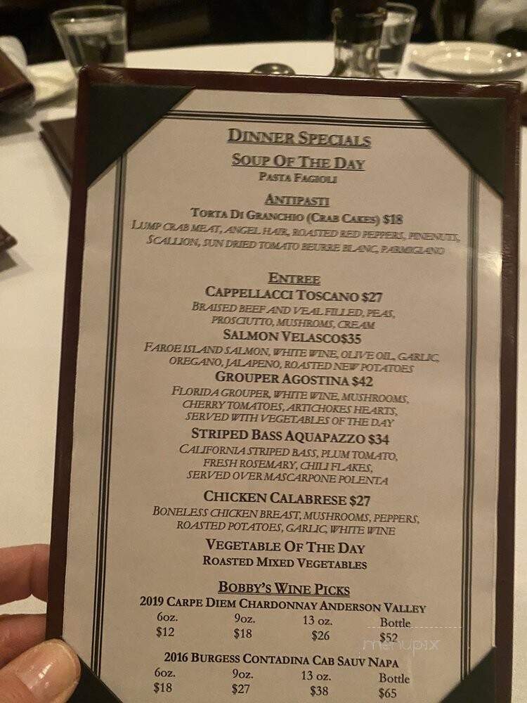 Cafe Lucci - Glenview, IL menu_pic