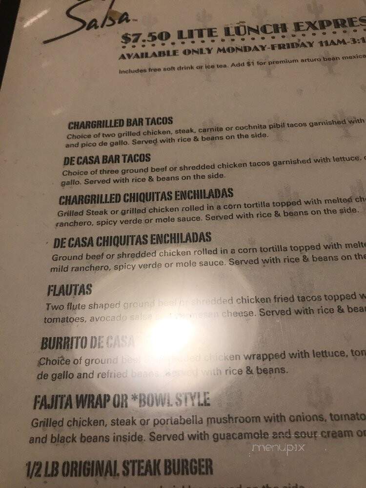 Cafe Salsa - Countryside, IL menu_pic
