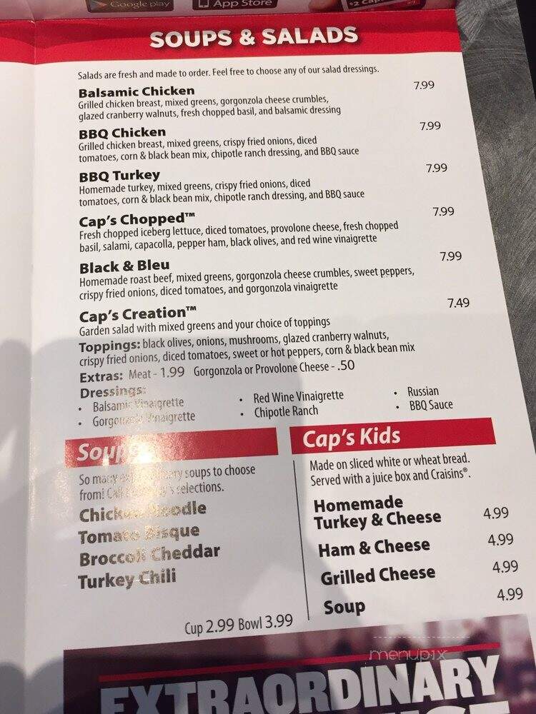 Capriotti's Italian Family - Bradley, IL menu_pic