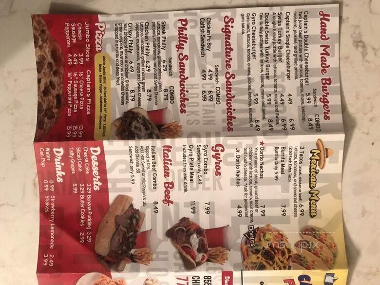 Captain Hooks Fish & Chicken - Chicago, IL menu_pic