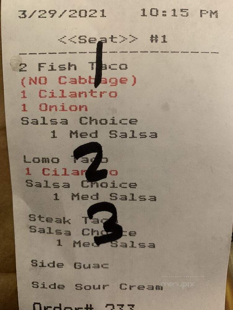 Carbon On 26th Llc - Chicago, IL menu_pic