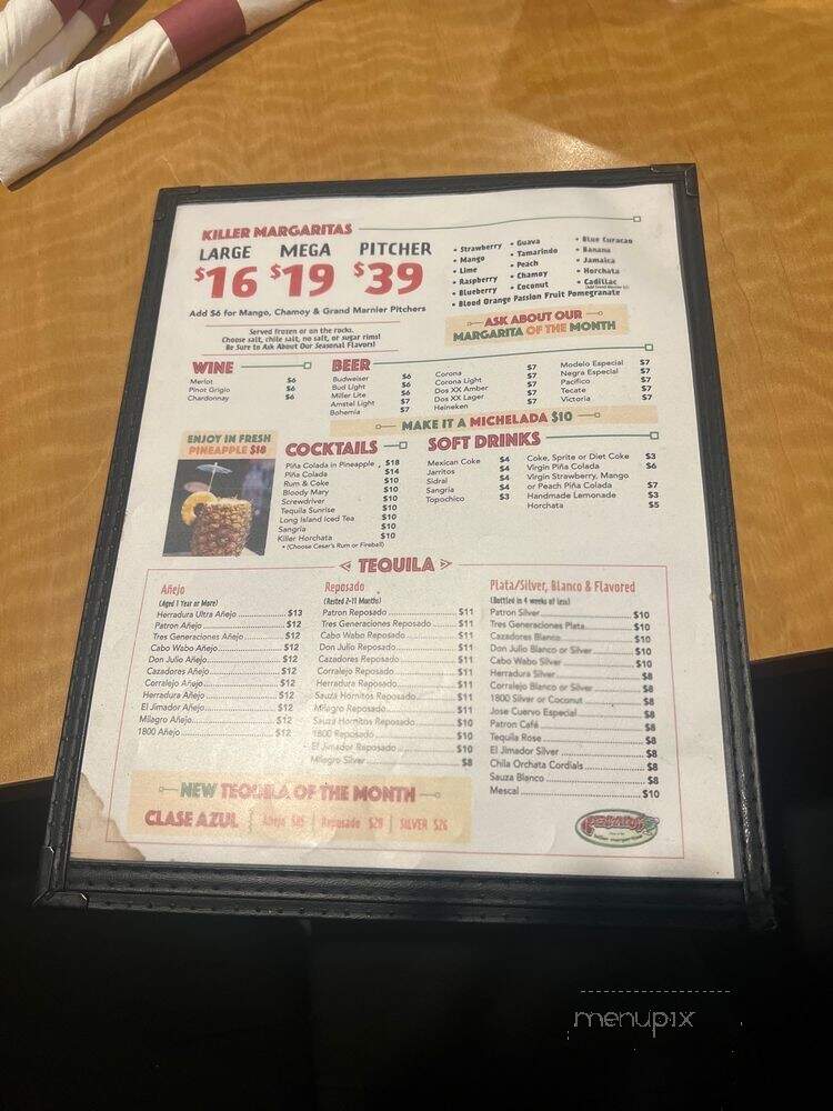 Cesars - Chicago, IL menu_pic