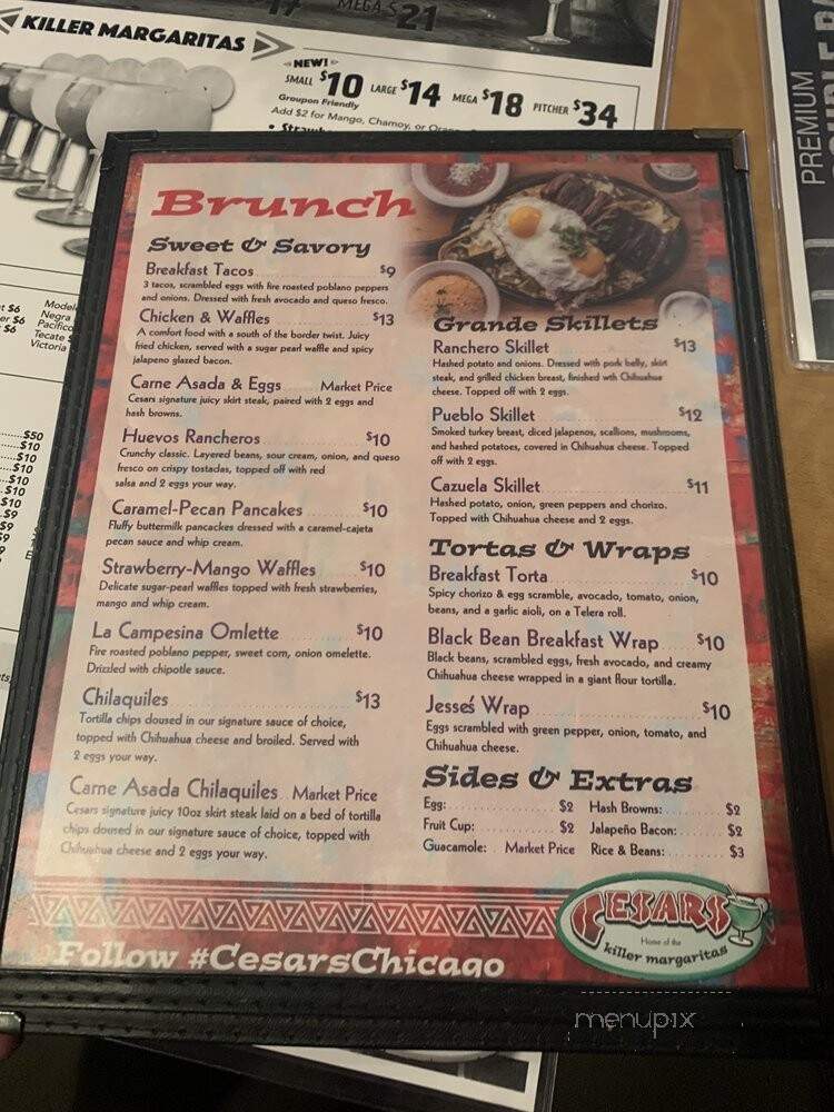 Cesar's - Chicago, IL menu_pic