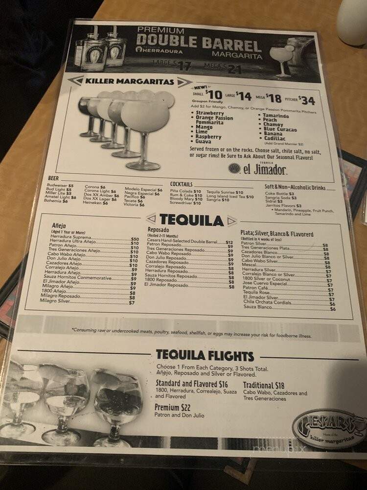Cesar's - Chicago, IL menu_pic