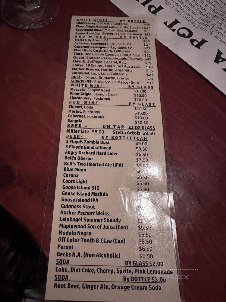 Chgo Pizza & Oven Grinder Co - Chicago, IL menu_pic