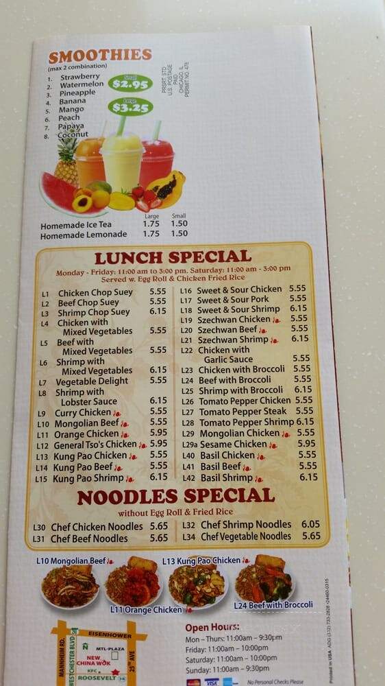 China Wok - Westchester, IL menu_pic
