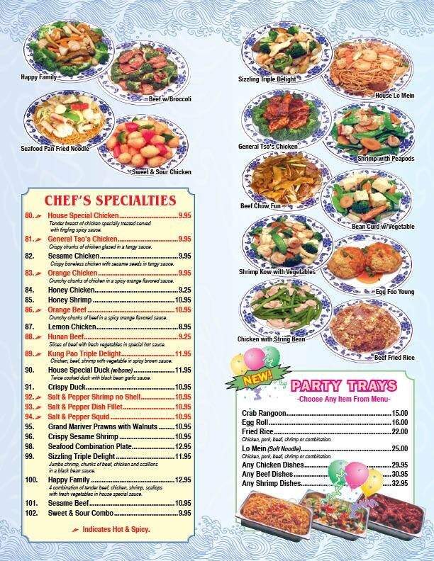 Chinatown Kitchen - Glenview, IL menu_pic