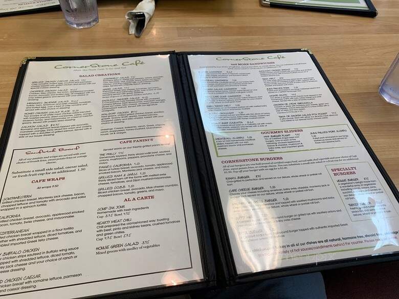 Corner Stone Cafe Inc - Chicago, IL menu_pic