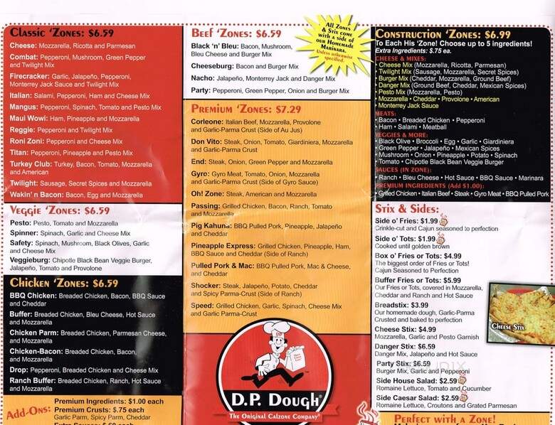 D P Dough - Champaign, IL menu_pic