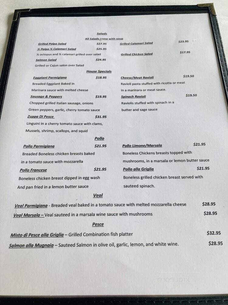 De Marco's - Itasca, IL menu_pic
