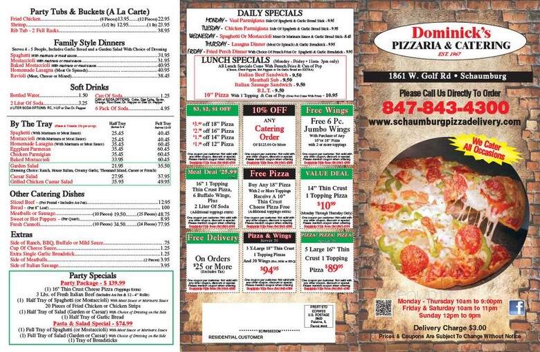 Dominick's Pizzeria - Schaumburg, IL