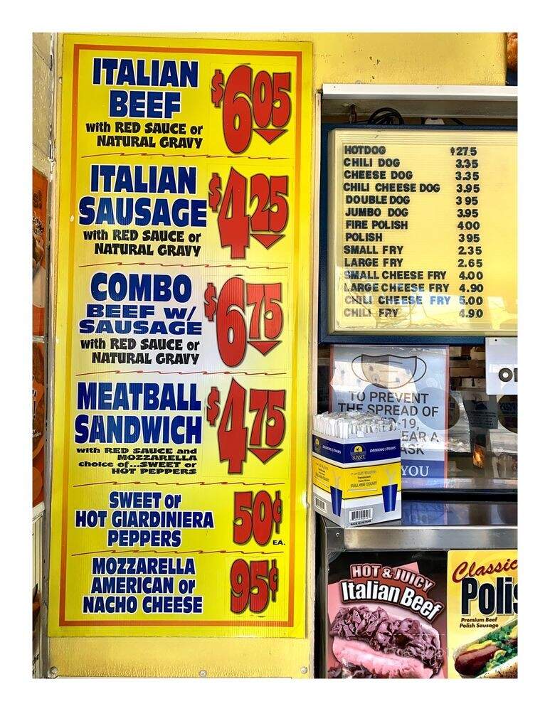 Don's Drive-In Restaurant - Chicago, IL menu_pic