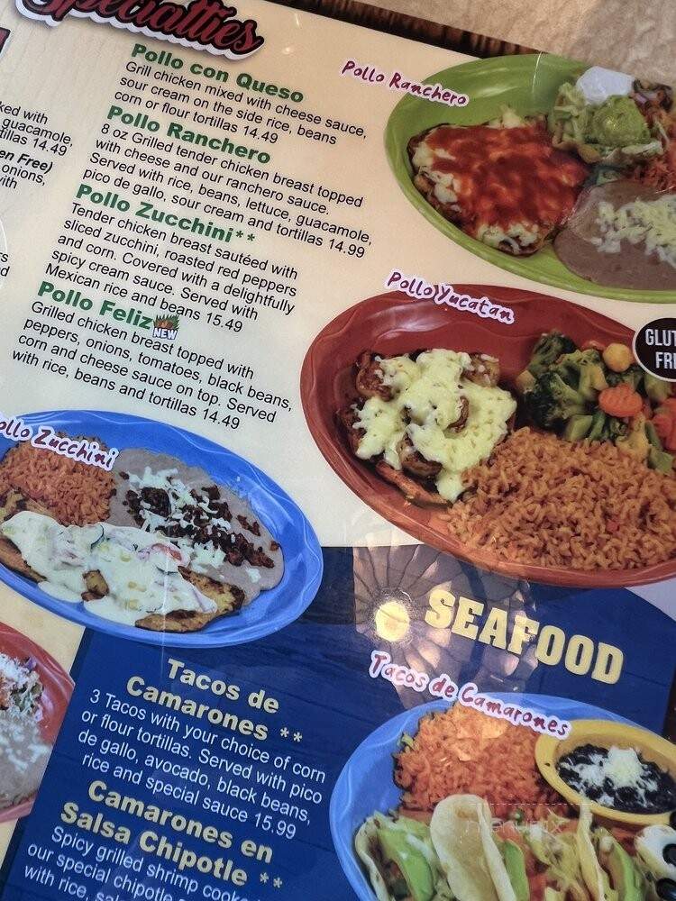 Dos Reales Mexican Restaurant - Rockford, IL menu_pic