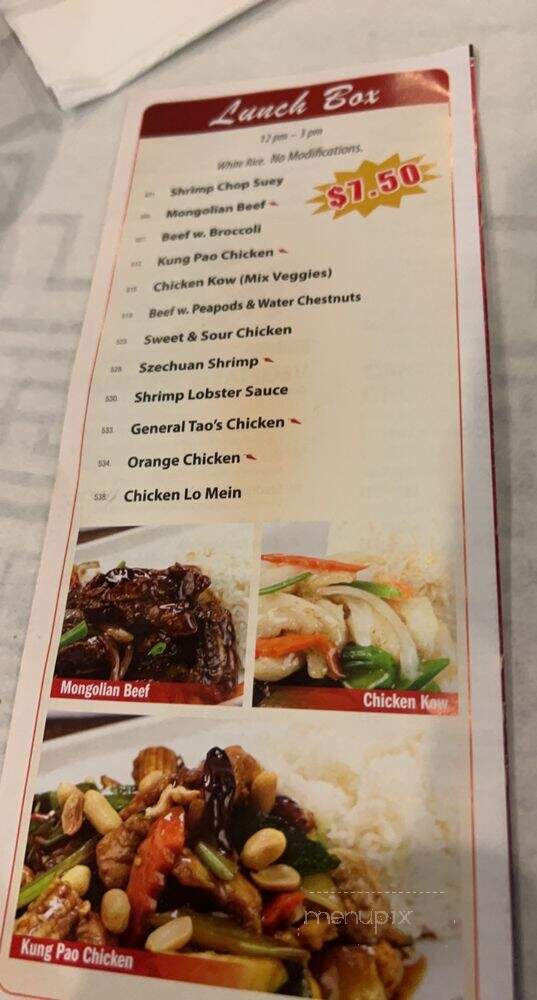 Dragon Palace - Tinley Park, IL menu_pic