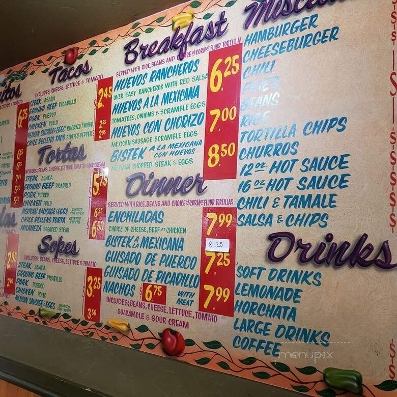 El Famous Burrito - Elmhurst, IL menu_pic