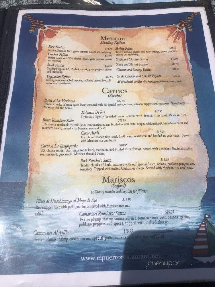 El Puerto Mexicana Restaurant - Fox Lake, IL