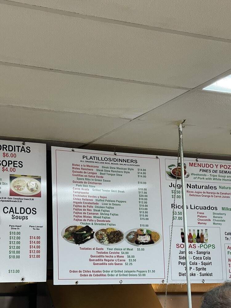 El Taconazo Restaurant - Chicago, IL menu_pic