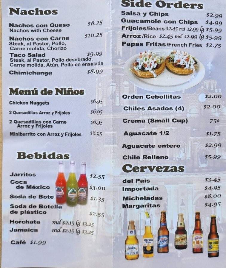 Elbarrio Restaurant - Romeoville, IL menu_pic