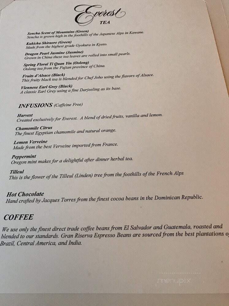 Everest - Chicago, IL menu_pic